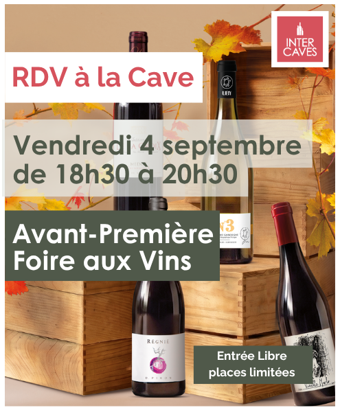 Visuel rendez-vous à la cave soirée Foire aux Vins