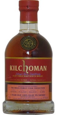 Kilchoman The Wills Family Cask Collection 5 Yo 100 % Islay Px Sherry