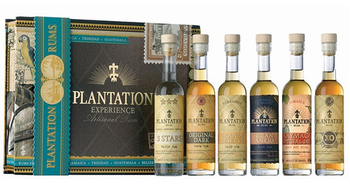 RHUM BARBADE PLANTATION RUM EXPERIENCE 41.03% COFFRET 6*10CL