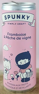 Spunky Framboise Et Pêche De Vigne