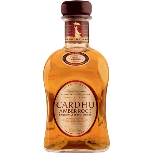 WHISKY ECOSSE SPEYSIDE SINGLE MALT CARDHU AMBER ROCK 40% 70CL