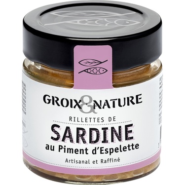 Groix & Nature Rillettes De Sardine Au Piment D'espelette 100g