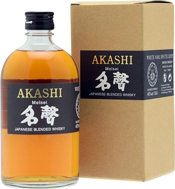 Whisky Japon Blend Akashi Meisei 40% 50cl Sous Etui